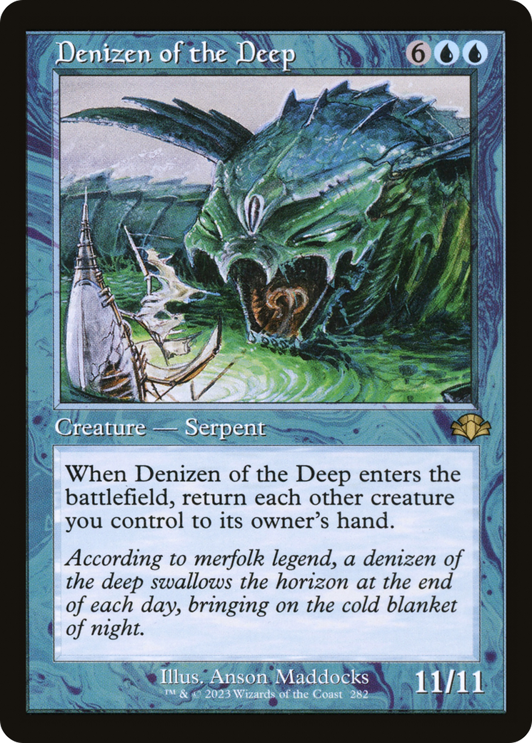 Denizen of the Deep (Retro) [Dominaria Remastered] | Good Games Adelaide SA