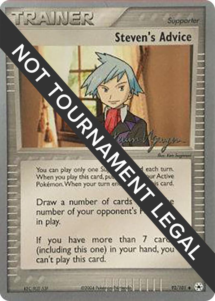 Steven's Advice 2004 Kevin Nguyen 92/101 (World Championship Decks)  | Good Games Adelaide SA