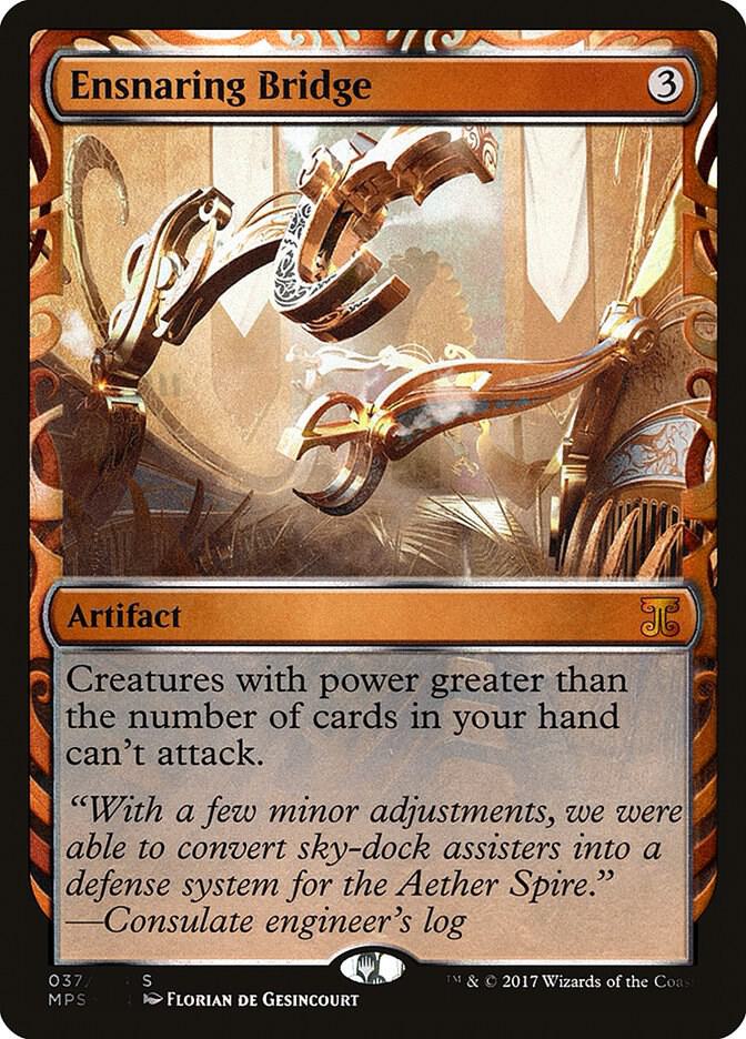 Ensnaring Bridge 37 (Masterpiece Series: Kaladesh Inventions)  - Foil | Good Games Adelaide SA