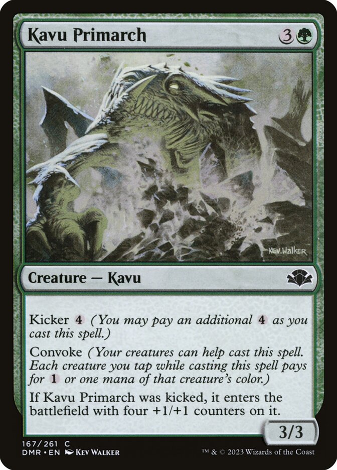 Kavu Primarch 167 (Dominaria Remastered)  - Foil | Good Games Adelaide SA