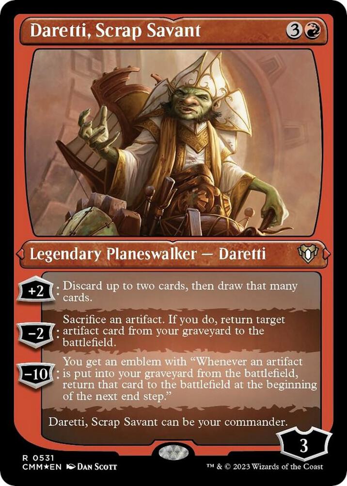 Daretti Scrap, Savant 531 (Commander Masters)  - Foil | Good Games Adelaide SA