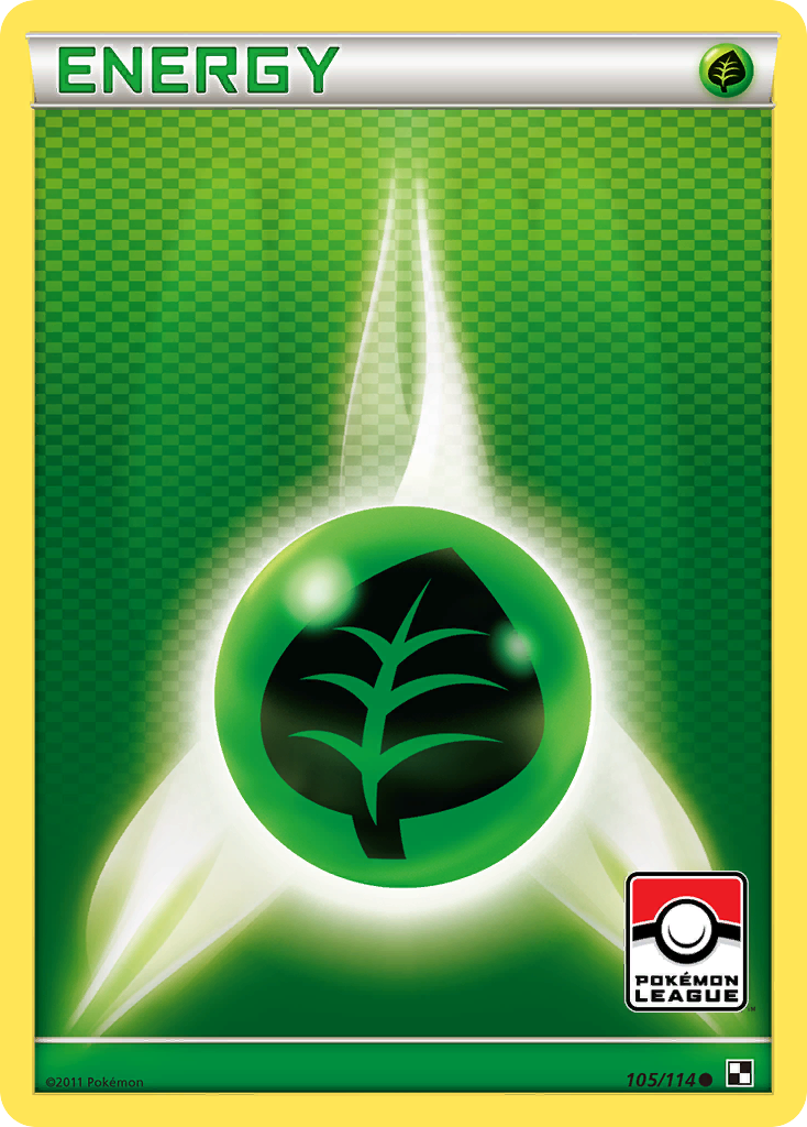 Grass Energy (105/114) [Black & White: Base Set] | Good Games Adelaide SA
