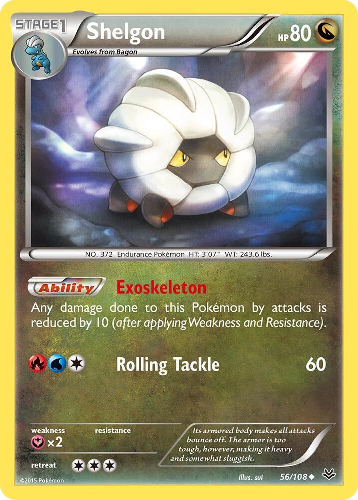 Shelgon 56/108 (XY - Roaring Skies)  | Good Games Adelaide SA
