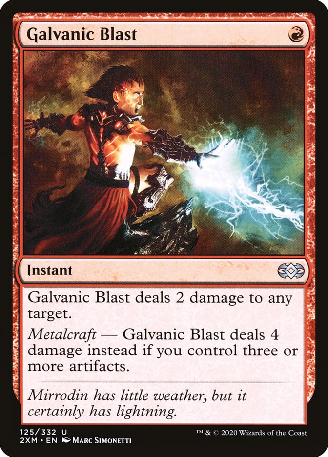 Galvanic Blast 125 (Double Masters)  - Foil | Good Games Adelaide SA