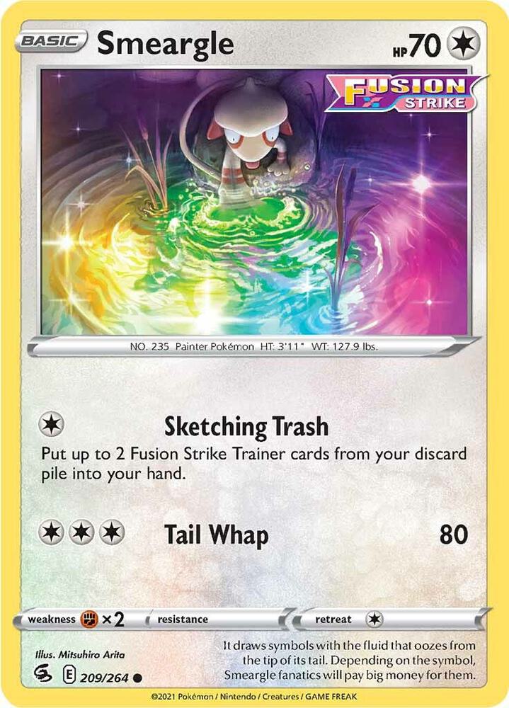 Smeargle 209/264 (SWSH08: Fusion Strike)  | Good Games Adelaide SA