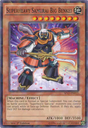 Superheavy Samurai Big Benkei [SP15-EN017] Shatterfoil Rare | Good Games Adelaide SA
