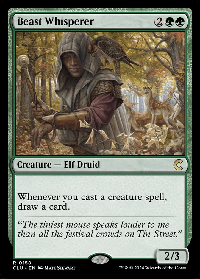 Beast Whisperer 158 (Ravnica: Clue Edition)  | Good Games Adelaide SA