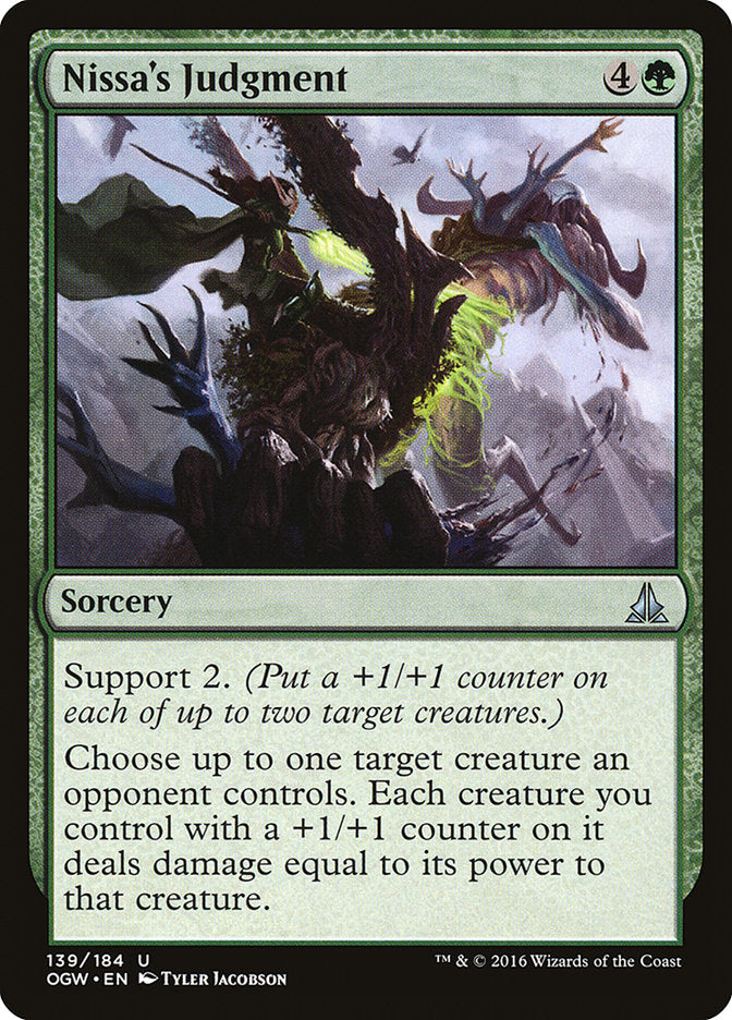 Nissa's Judgment [Oath of the Gatewatch] | Good Games Adelaide SA