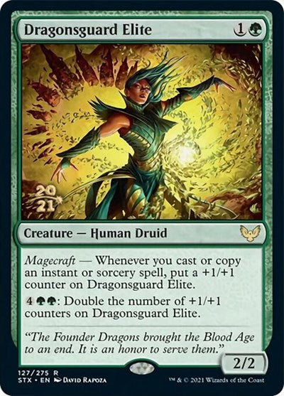 Dragonsguard Elite [Strixhaven: School of Mages Prerelease Promos] | Good Games Adelaide SA