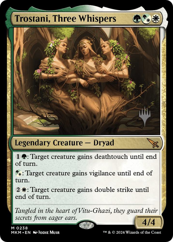 Trostani Three Whispers 238 (Promo Pack: Murders at Karlov Manor)  - Foil | Good Games Adelaide SA