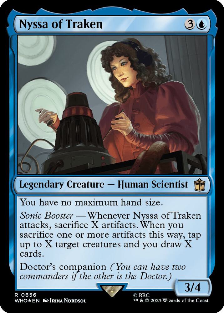 Nyssa of Traken 656 (Universes Beyond: Doctor Who)  - Foil | Good Games Adelaide SA