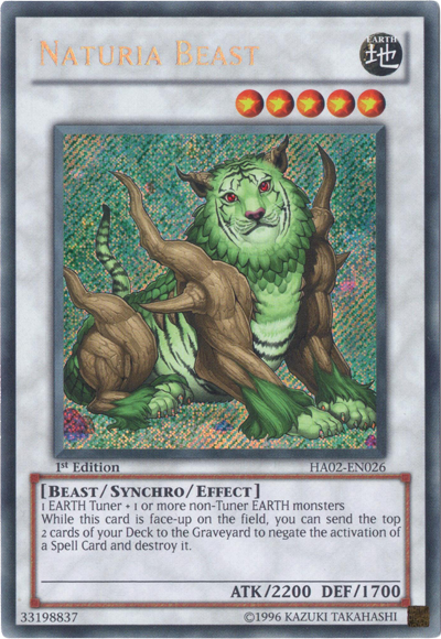 Naturia Beast [HA02-EN026] Secret Rare | Good Games Adelaide SA
