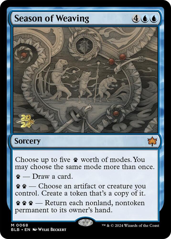 Season of Weaving 68 (Prerelease Cards)  - Foil | Good Games Adelaide SA