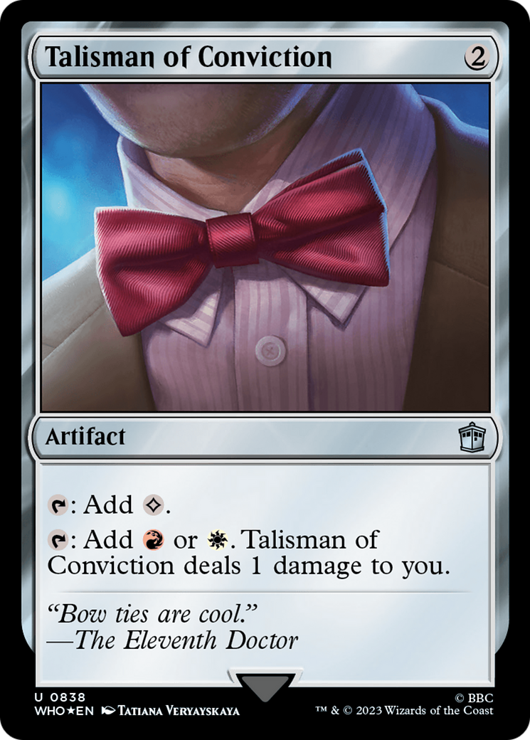 Talisman of Conviction (Surge Foil) [Doctor Who] | Good Games Adelaide SA