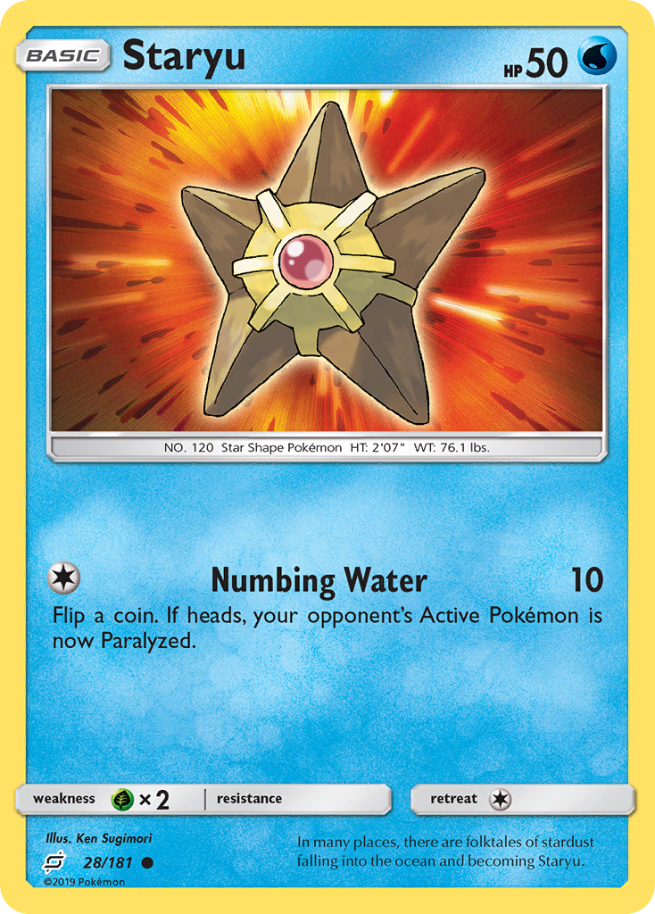 Staryu (28/181) [Sun & Moon: Team Up] | Good Games Adelaide SA