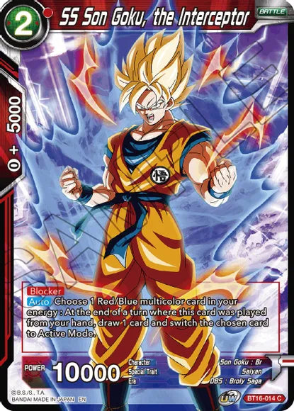 SS Son Goku, the Interceptor [BT16-014] | Good Games Adelaide SA