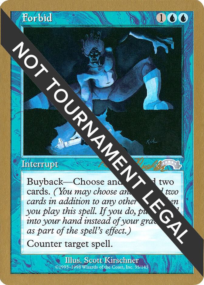 Forbid 1998 Randy Buehler EXO  (World Championship Decks)  | Good Games Adelaide SA