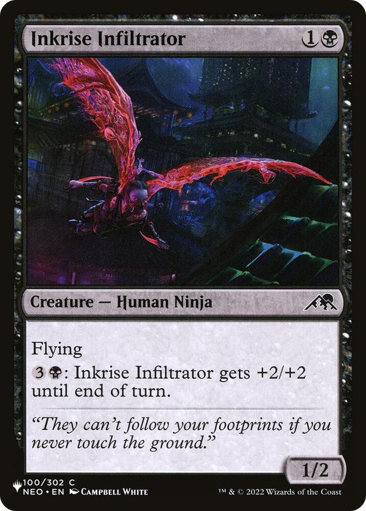 Inkrise Infiltrator 100/302 (The List Reprints)  | Good Games Adelaide SA