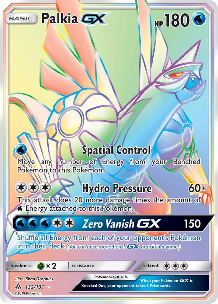 Palkia GX Secret 132/131 (SM - Forbidden Light)  - Holofoil | Good Games Adelaide SA