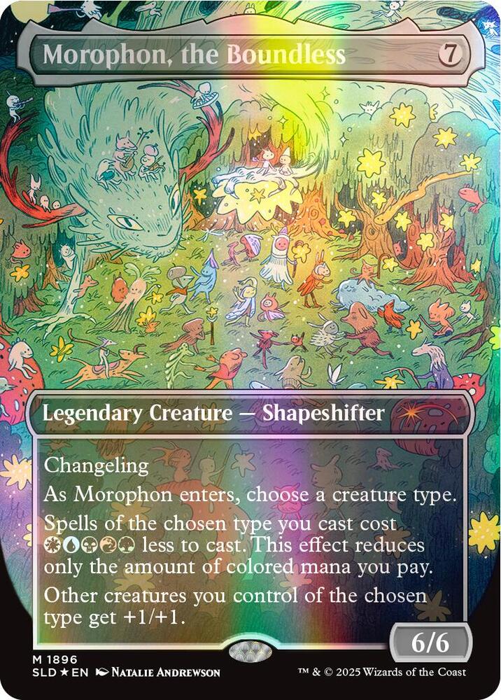 Morophon the Boundless Double Rainbow Foil 1896 (Secret Lair Drop Series)  - Foil | Good Games Adelaide SA