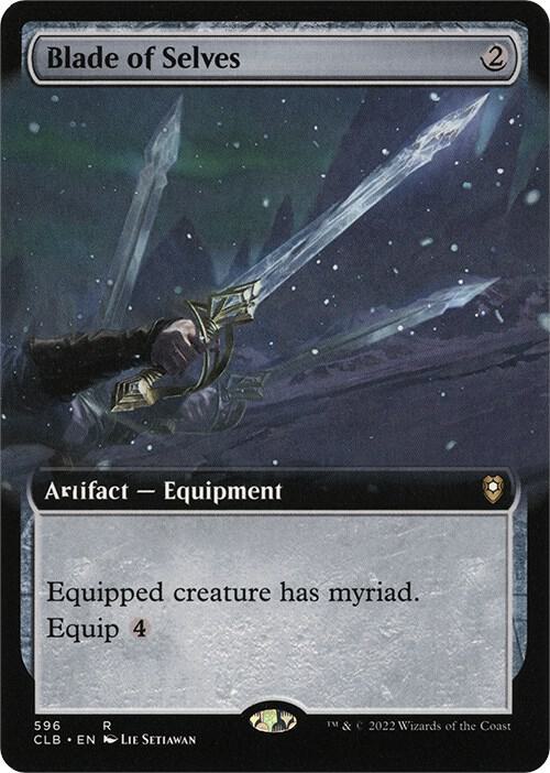 Blade of Selves Extended Art 596 (Commander Legends: Battle for Baldur's Gate)  - Foil | Good Games Adelaide SA