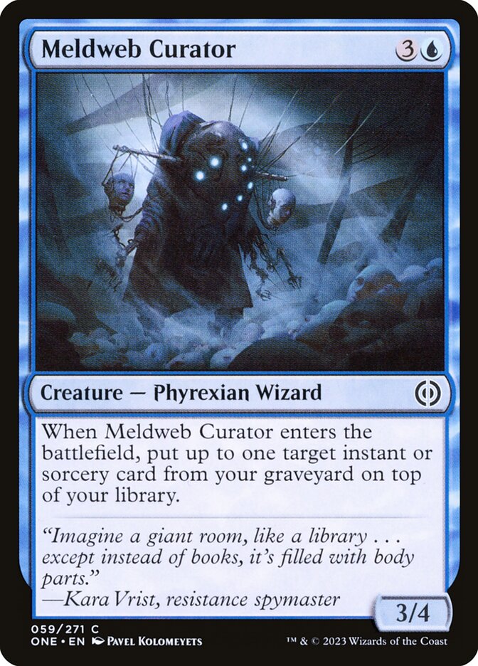 Meldweb Curator 59 (Phyrexia: All Will Be One)  - Foil | Good Games Adelaide SA