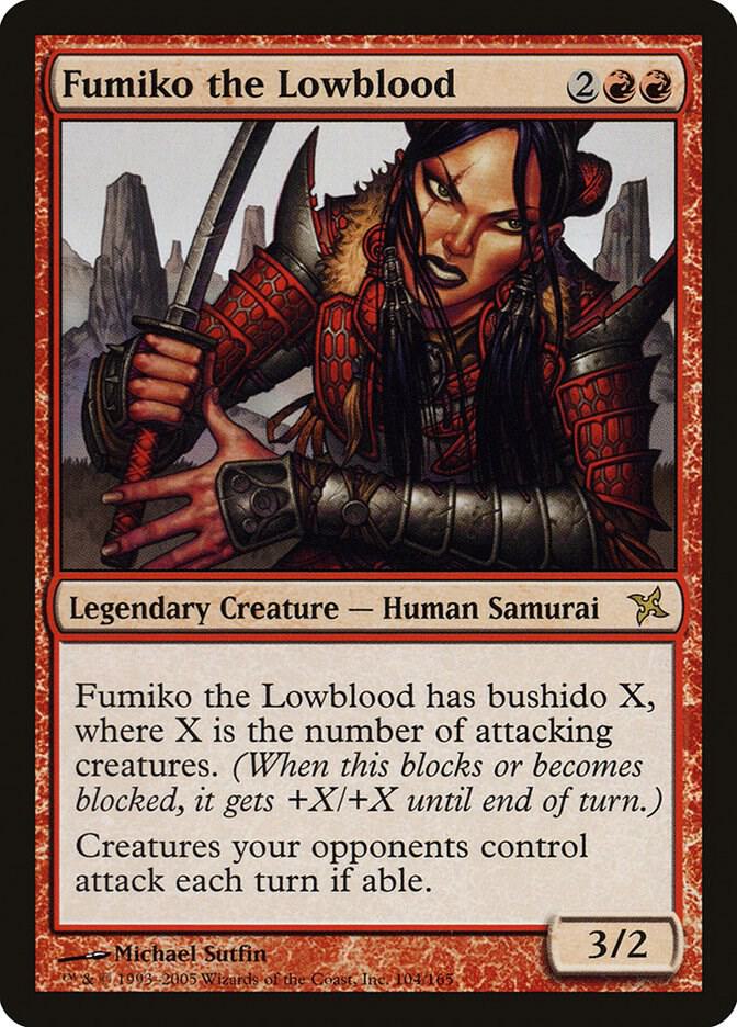 Fumiko the Lowblood 104 (Betrayers of Kamigawa)  - Foil | Good Games Adelaide SA