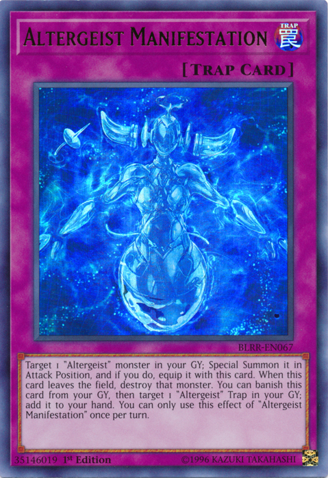 Altergeist Manifestation [BLRR-EN067] Ultra Rare | Good Games Adelaide SA