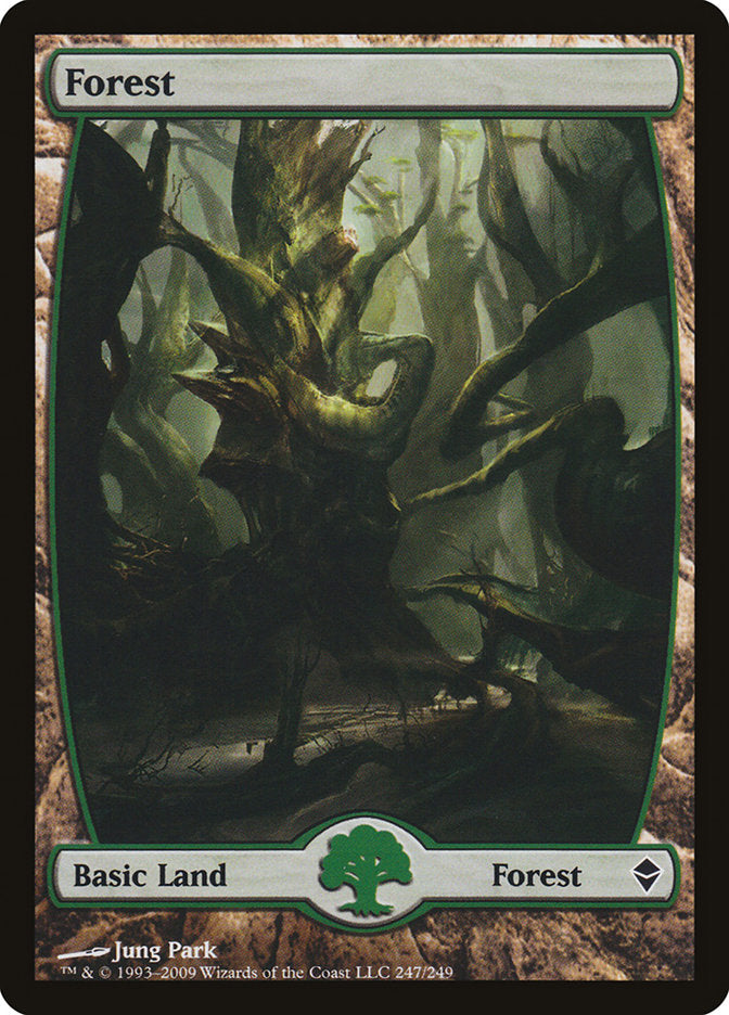 Forest (247) - Full Art [Zendikar] | Good Games Adelaide SA
