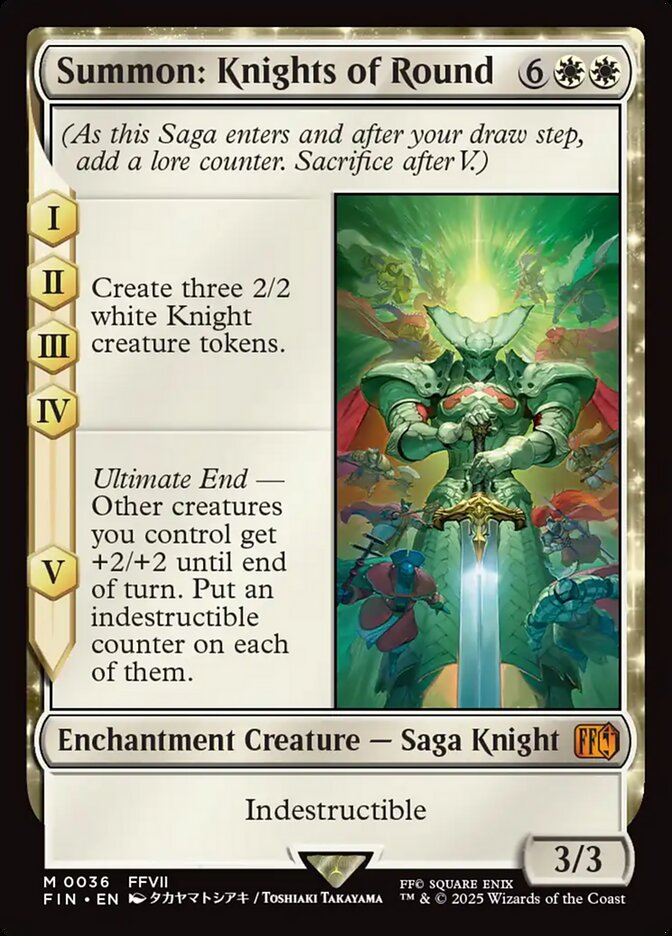 Summon: Knights of Round 36 (FINAL FANTASY)  | Good Games Adelaide SA
