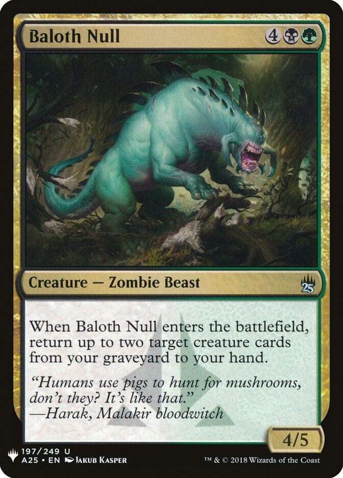 Baloth Null 197 (The List Reprints)  | Good Games Adelaide SA