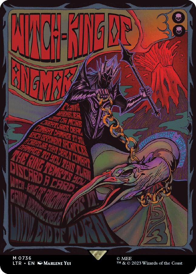 Witch-king of Angmar 736 (Universes Beyond: The Lord of the Rings: Tales of Middle-earth)  - Borderless Poster | Good Games Adelaide SA