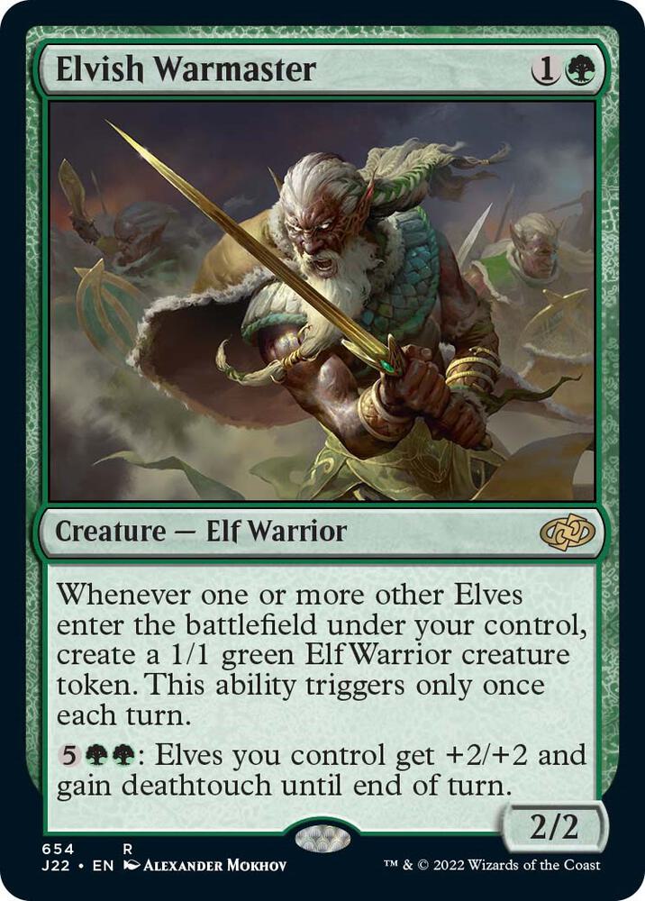Elvish Warmaster 654 (Jumpstart 2022)  | Good Games Adelaide SA