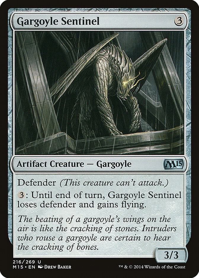 Gargoyle Sentinel 216 (Magic 2015 (M15))  | Good Games Adelaide SA