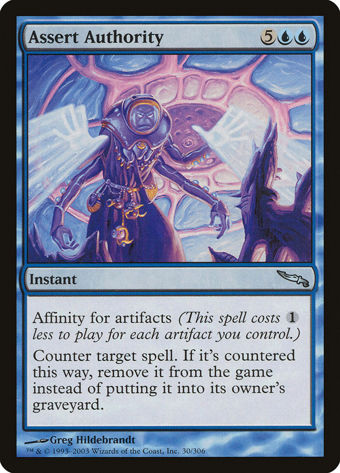 Assert Authority 30 (Mirrodin)  - Foil | Good Games Adelaide SA