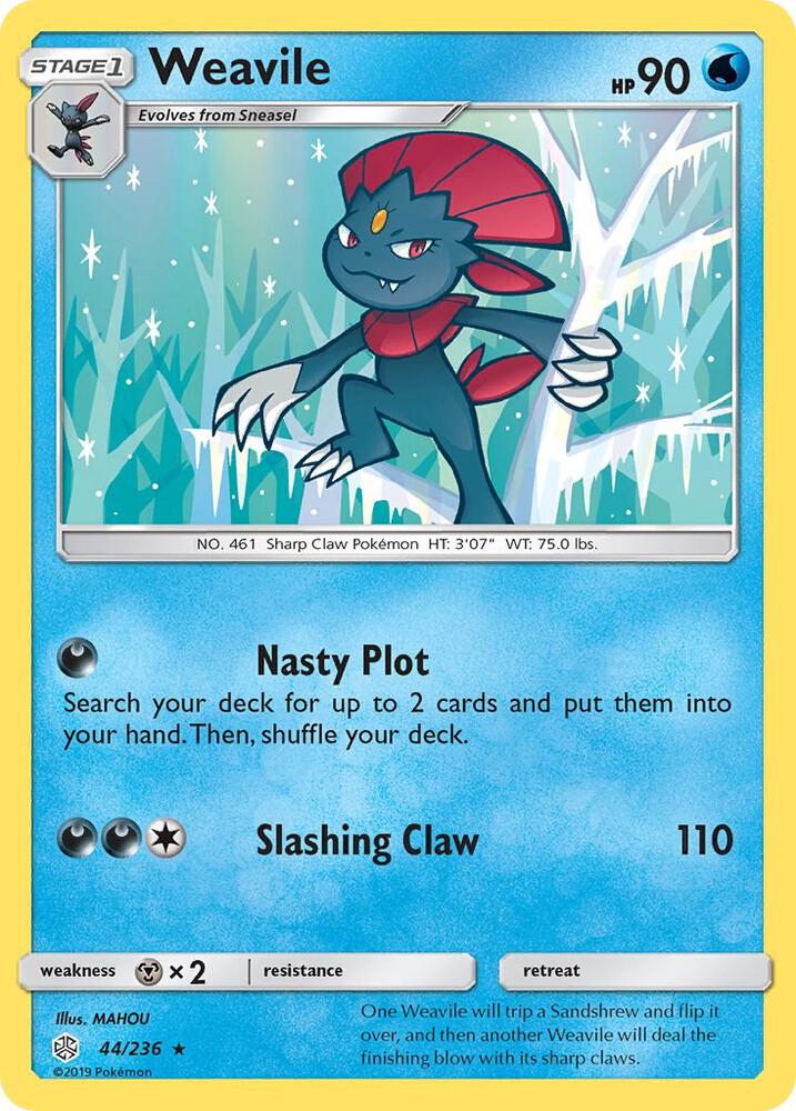 Weavile 44/236 (SM - Cosmic Eclipse)  | Good Games Adelaide SA