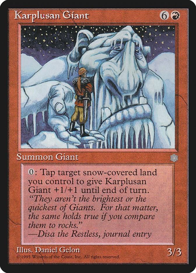 Karplusan Giant  (Ice Age)  | Good Games Adelaide SA