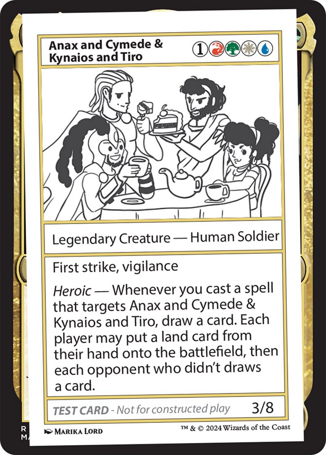 Anax and Cymede & Kynaios and Tiro  (Mystery Booster 2 Playtest Cards)  | Good Games Adelaide SA