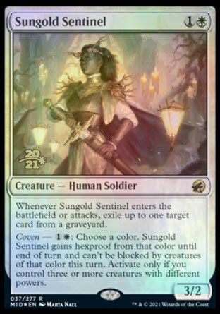 Sungold Sentinel [Innistrad: Midnight Hunt Prerelease Promos] | Good Games Adelaide SA