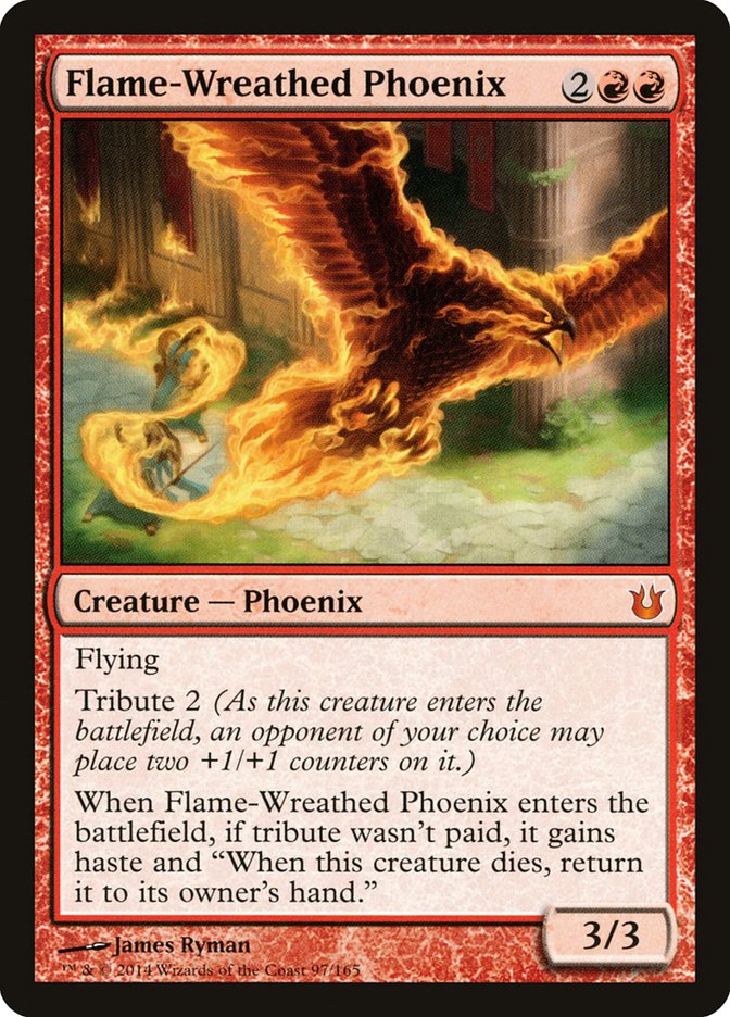 Flame-Wreathed Phoenix 97 (Born of the Gods)  - Foil | Good Games Adelaide SA