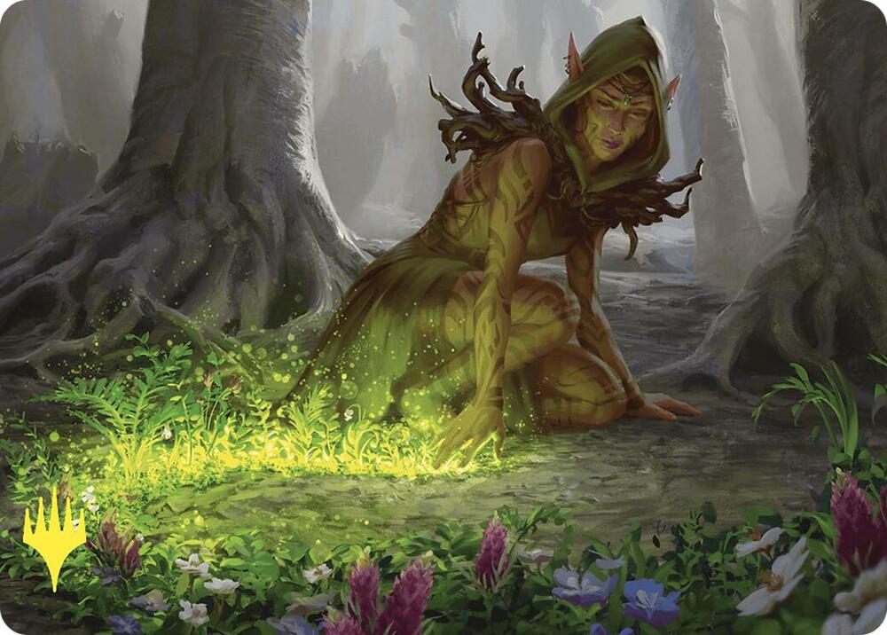 Skyshroud Claim Art Card Gold Stamped 25 (Art Series: Commander Masters)  | Good Games Adelaide SA