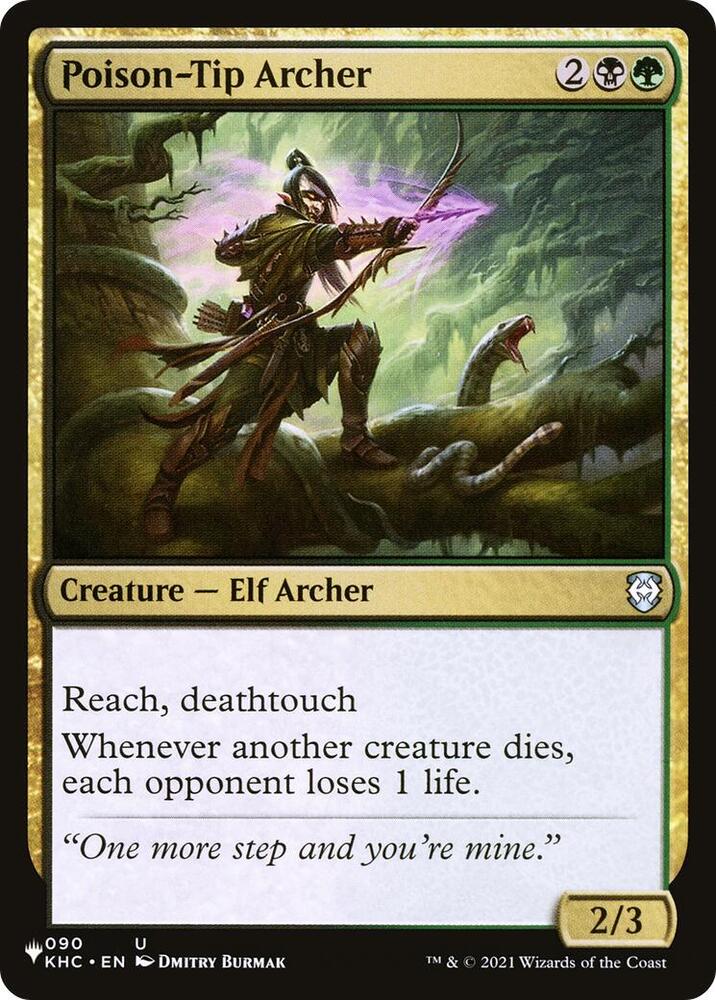Poison Tip Archer 090 (The List Reprints)  | Good Games Adelaide SA