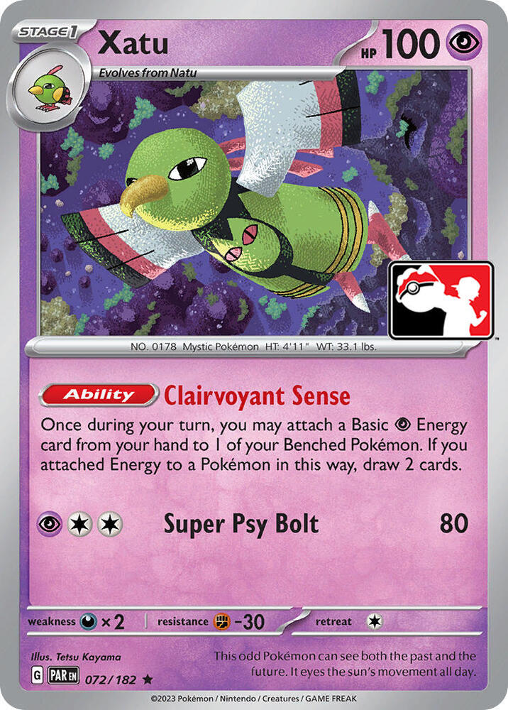 Xatu Series 5 072/182 (Prize Pack Series Cards)  | Good Games Adelaide SA