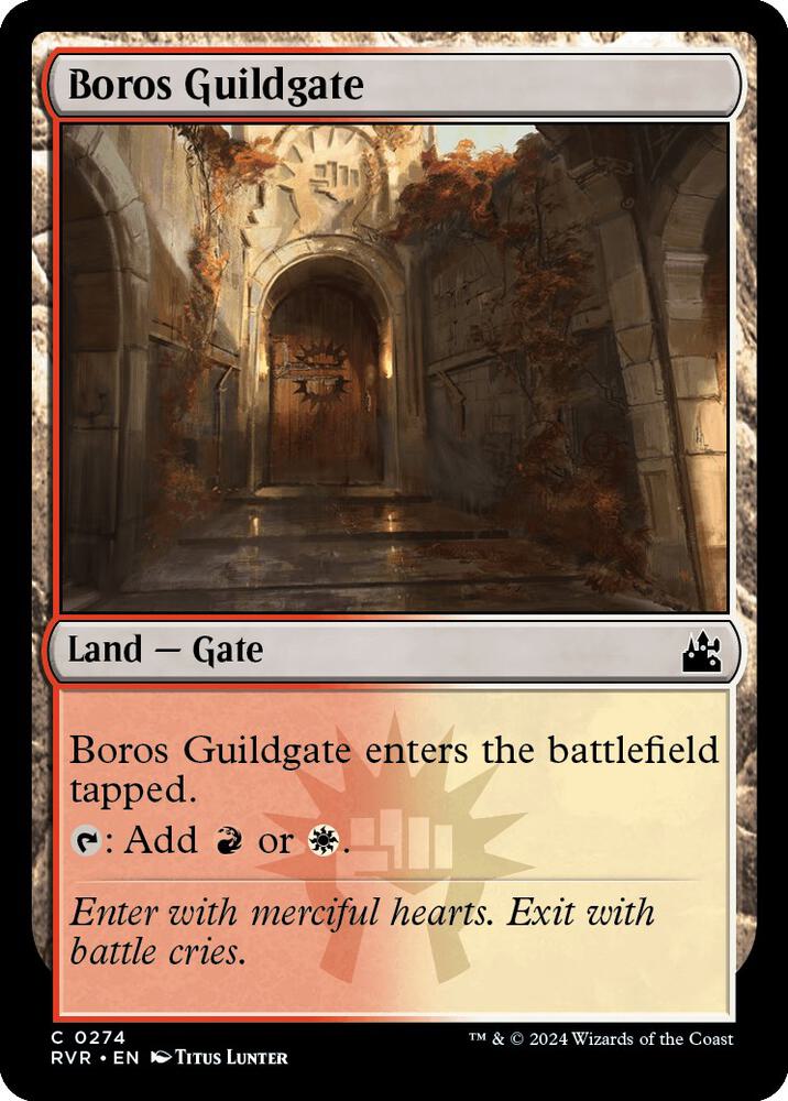 Boros Guildgate 274 (Ravnica Remastered)  - Foil | Good Games Adelaide SA