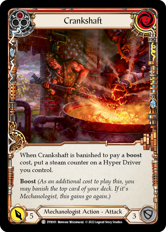 Crankshaft (Red) [DYN101] (Dynasty) | Good Games Adelaide SA