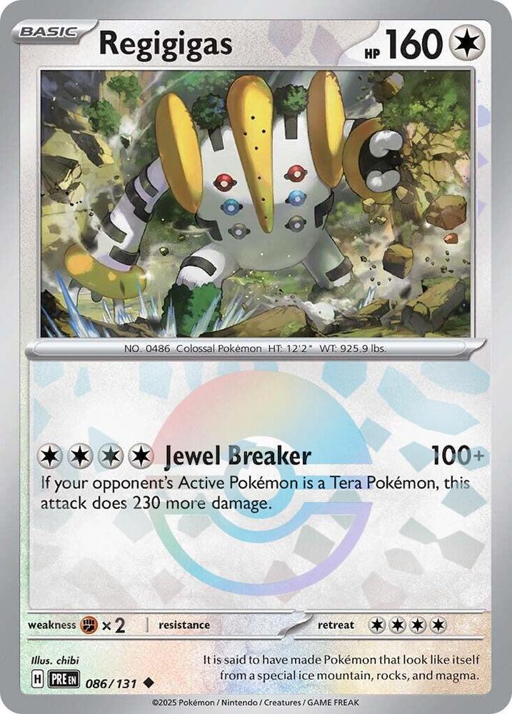 Regigigas 086/131 (SV: Prismatic Evolutions)  - Holofoil | Good Games Adelaide SA