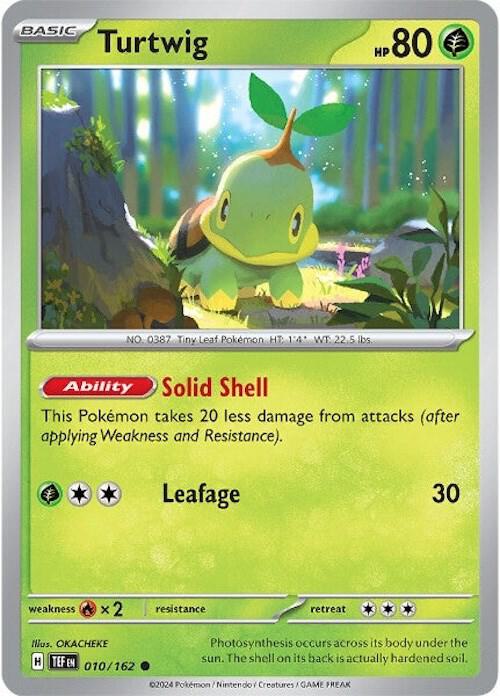Turtwig 010/162 (SV05: Temporal Forces)  - Reverse Holofoil | Good Games Adelaide SA