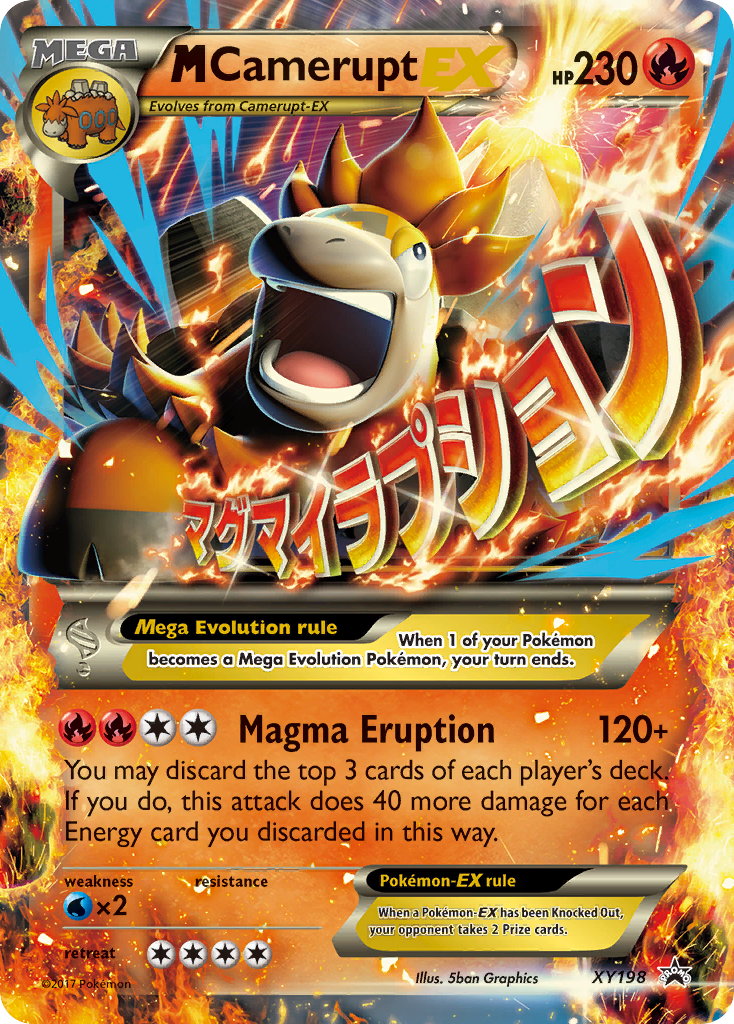 M Camerupt EX (XY198) [XY: Black Star Promos] | Good Games Adelaide SA