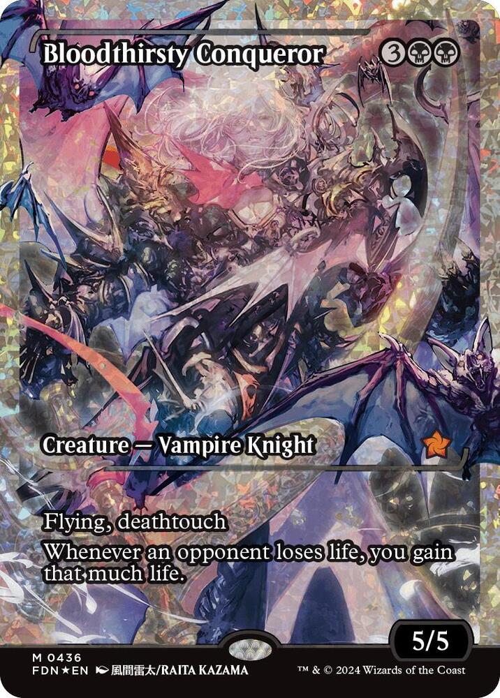 Bloodthirsty Conqueror 436 (Foundations)  - Foil | Good Games Adelaide SA
