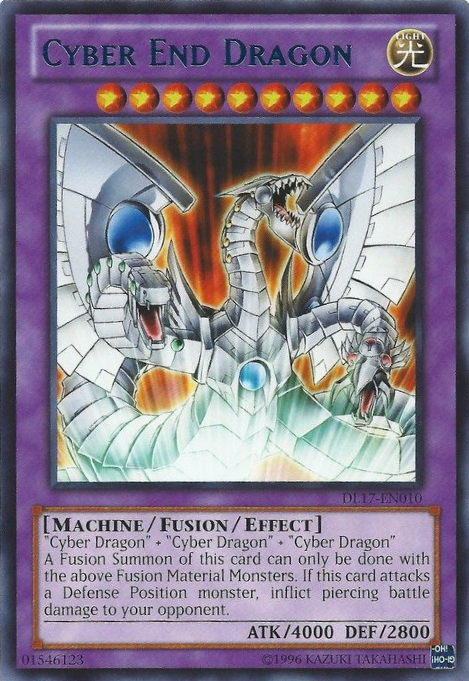 Cyber End Dragon (Blue) [DL17-EN010] Rare | Good Games Adelaide SA